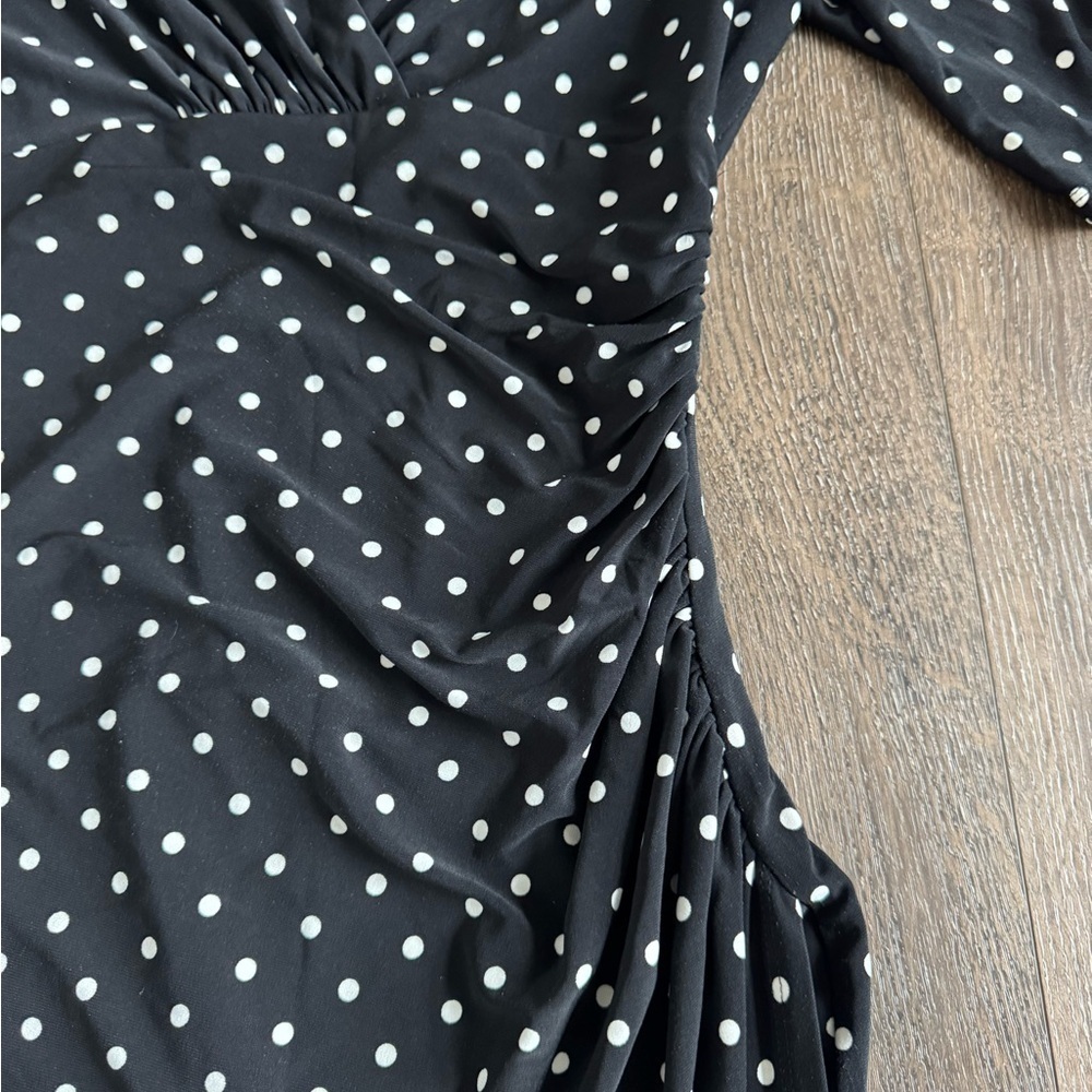 Lauren Ralph Lauren Black and White Polka Dot Dress. Women’s size 4. Like new! - Picture 4 of 8